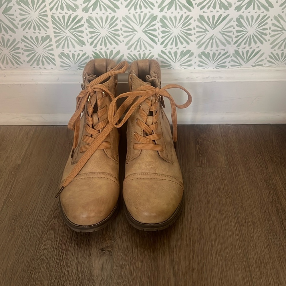 Brown ankle boots